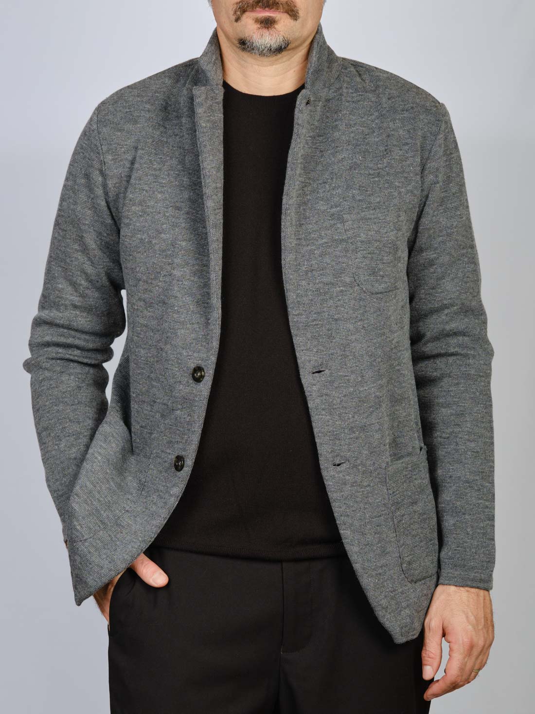 GIACCA MAGLIA GRIGIA OFFICINA 36