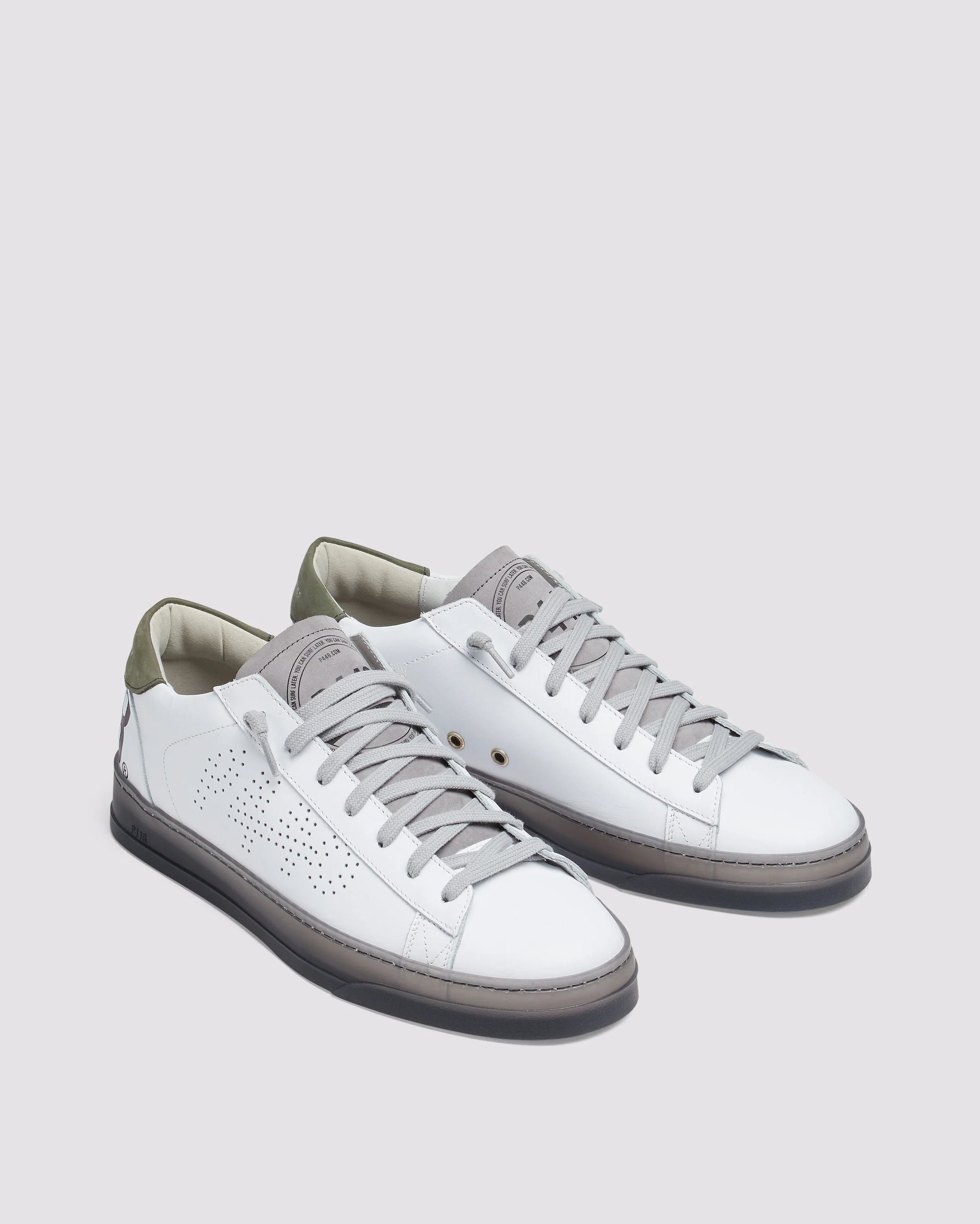 SNEAKERS P448 BIANCO/VERDE/GRIGIO