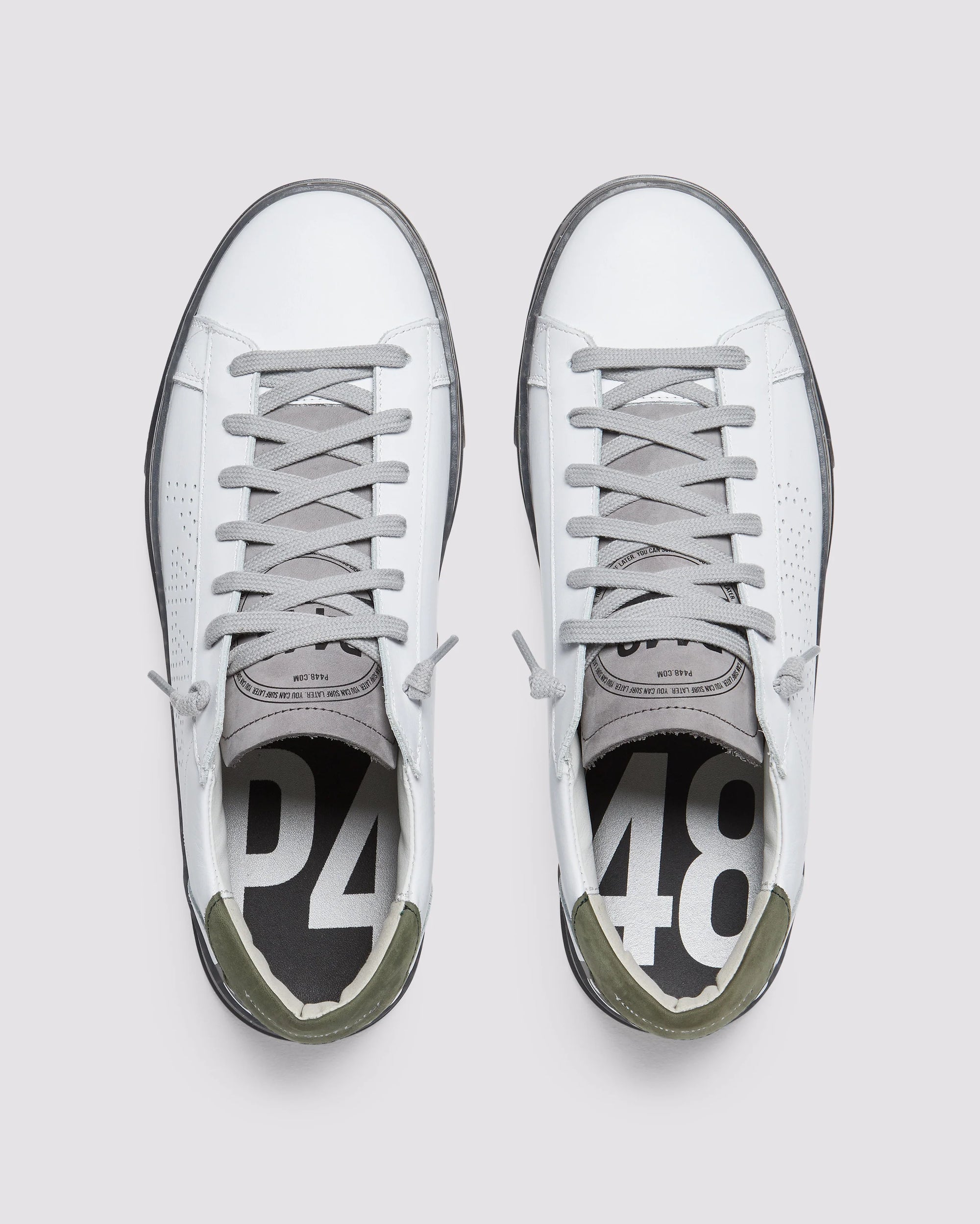 SNEAKERS P448 BIANCO/VERDE/GRIGIO