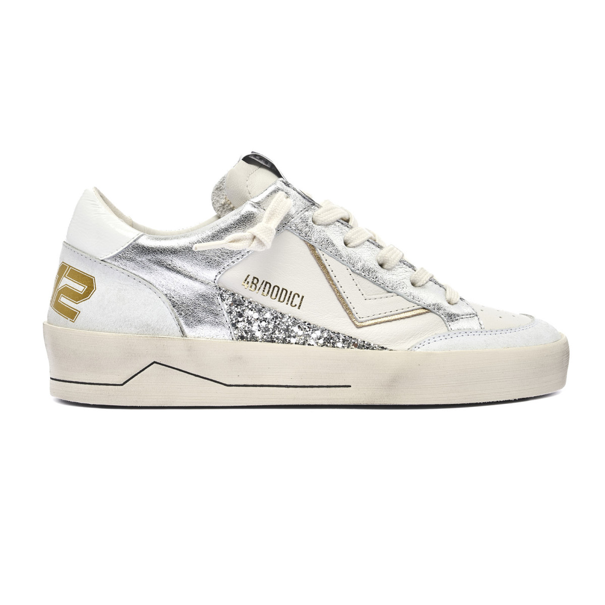 SNEAKERS 4B12 GLITTER/METAL