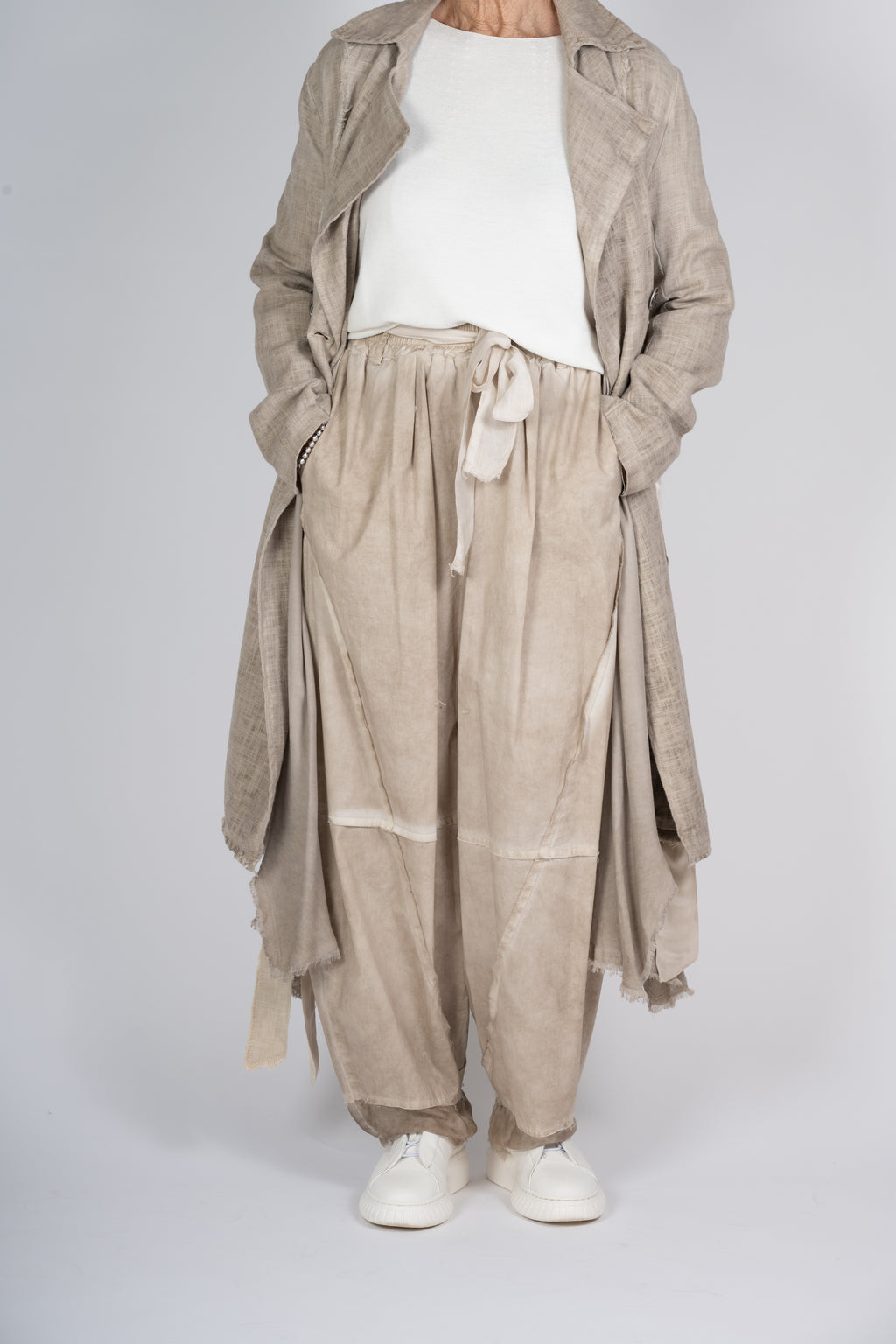 PANTALONI SANCTAMUERTE SABBIA