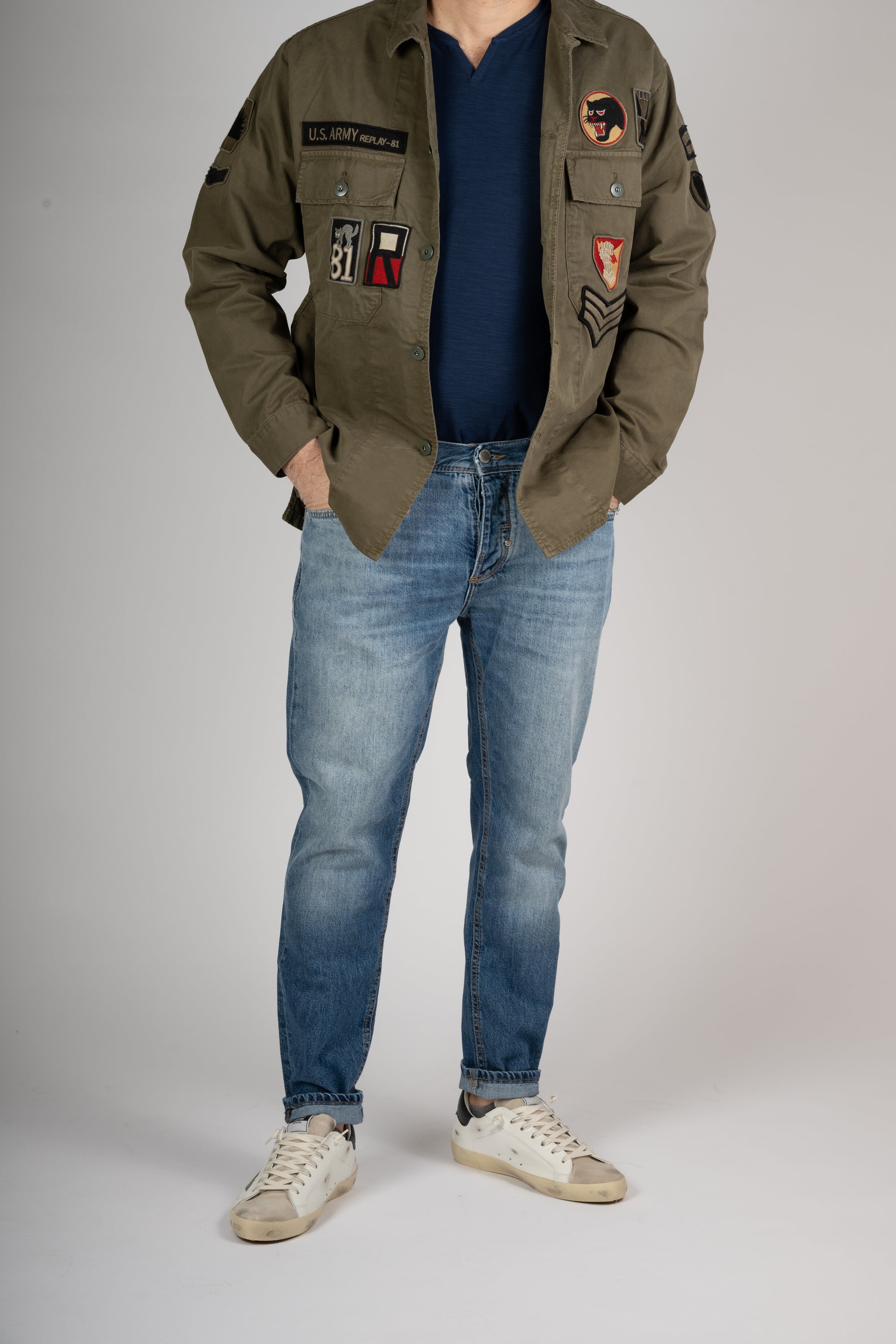 GIACCA REPLAY VERDE MILITARE
