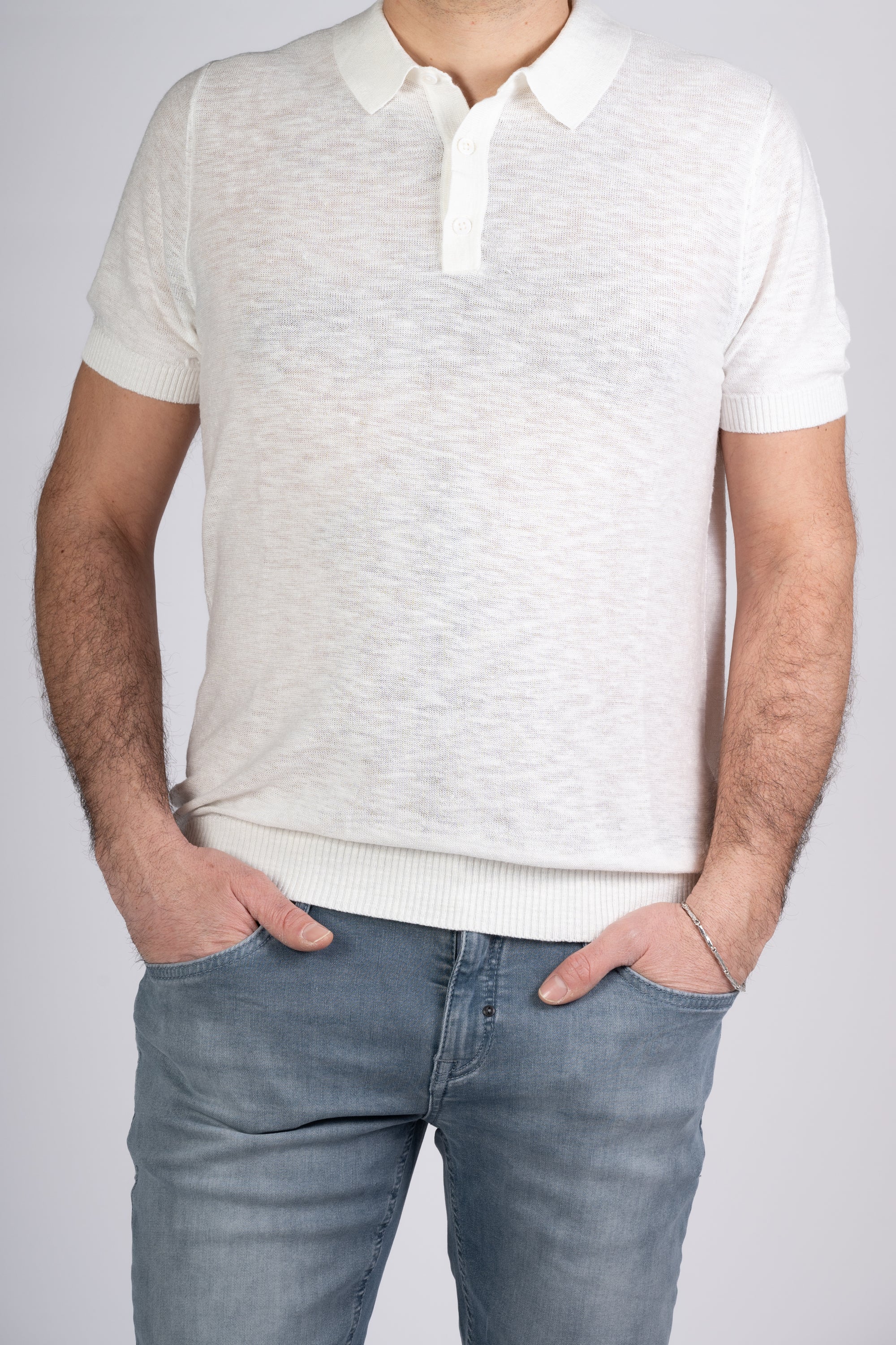 T-SHIRT MAGLIA POLO ANTONY MORATO CREMA