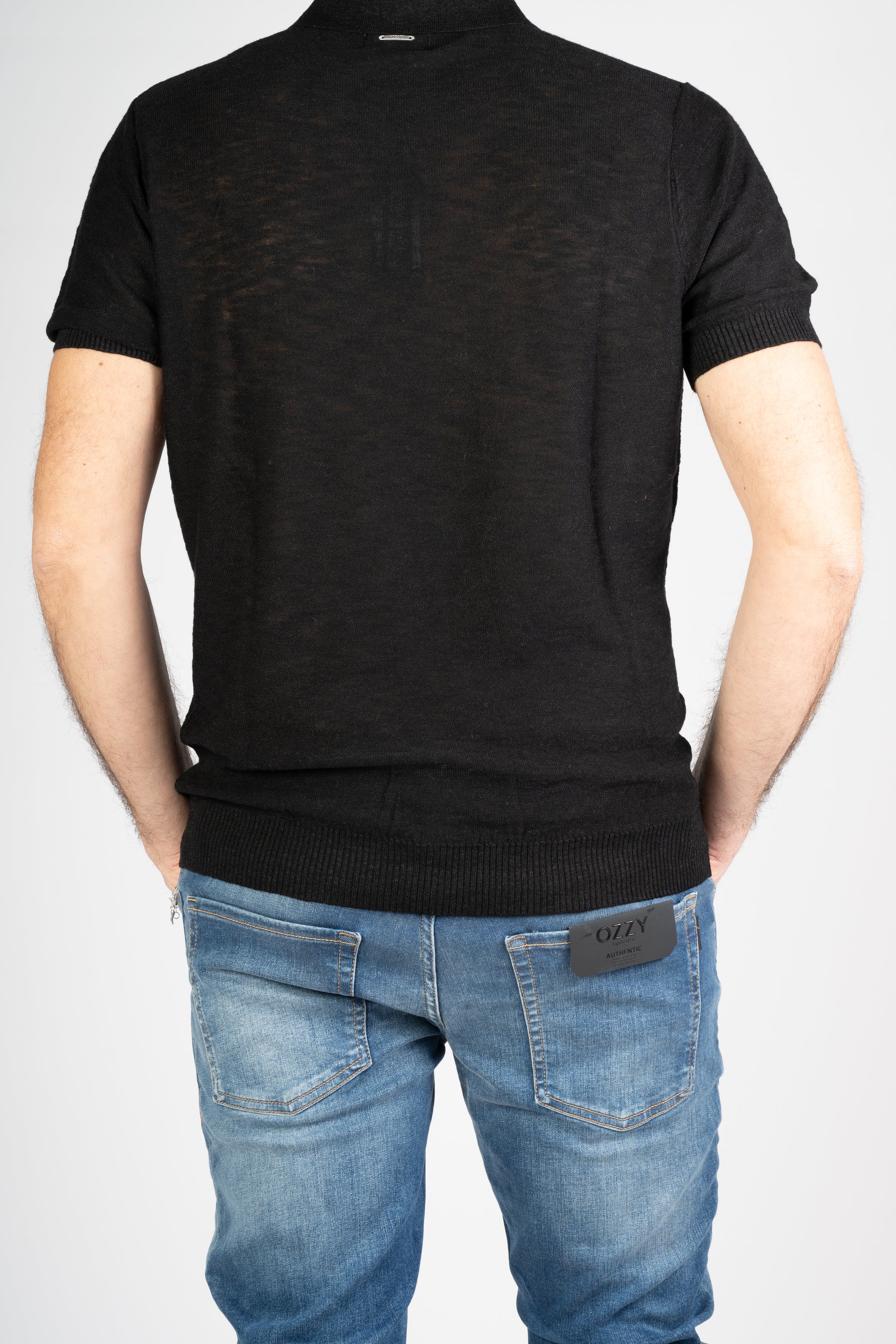 T-SHIRT MAGLIA POLO COLORE NERO ANTONY MORATO