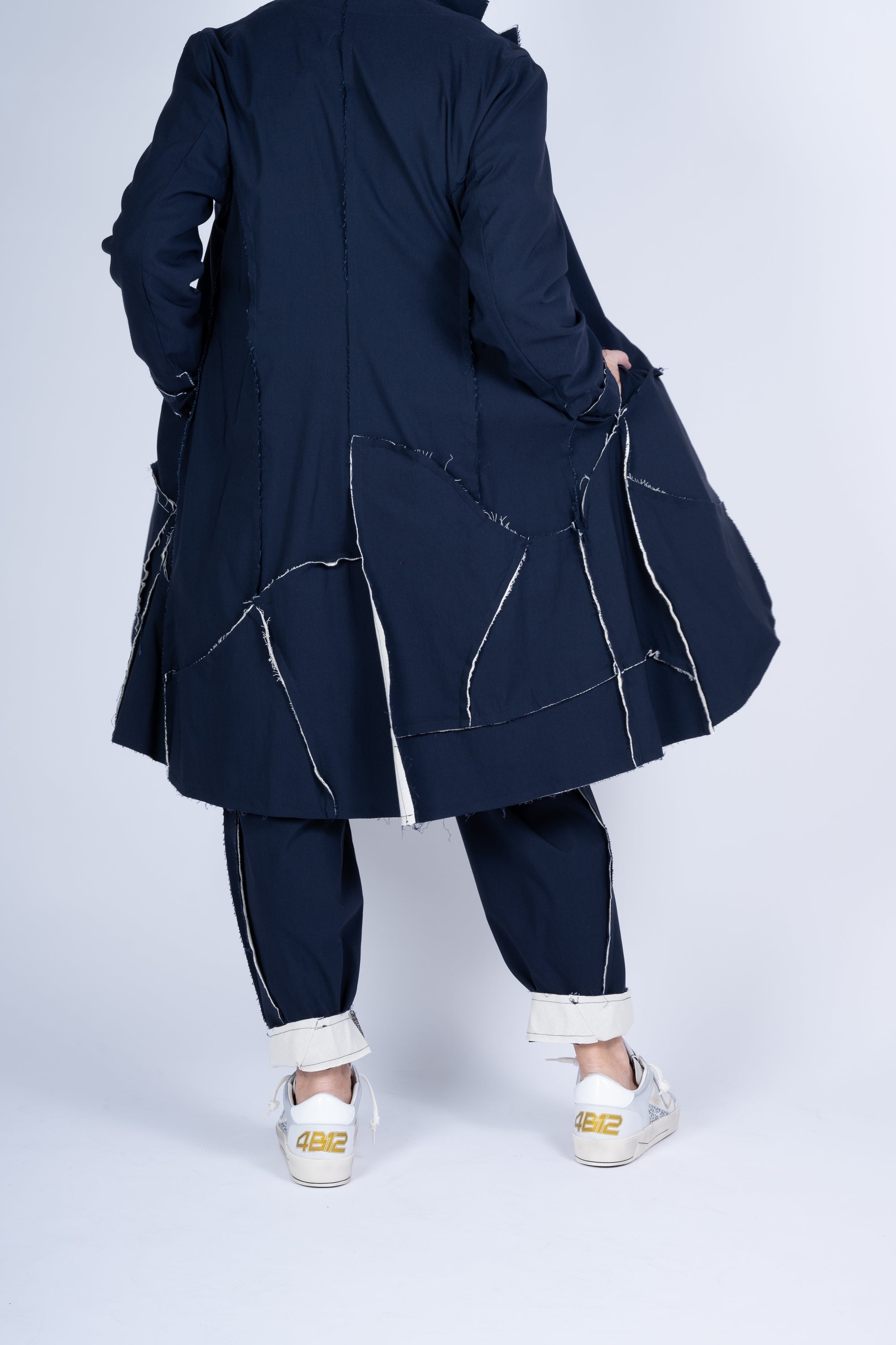 GIACCA LUNGA MANESERA COLORE BLU