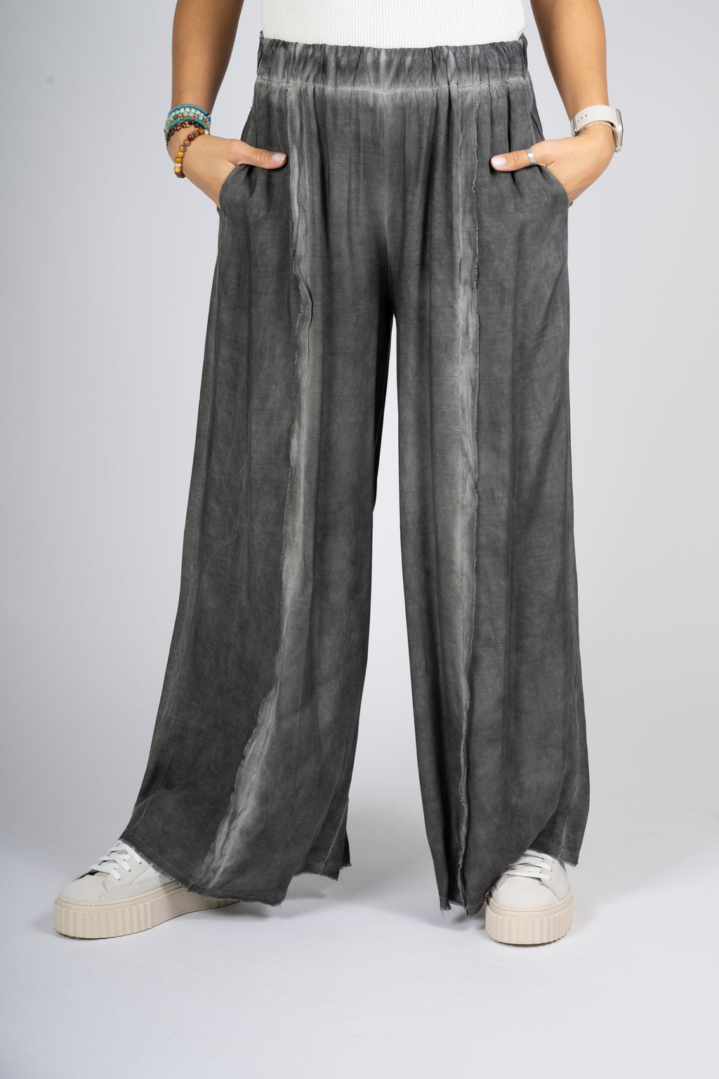 PANTALONI SANCTAMUERTE ANTRACITE