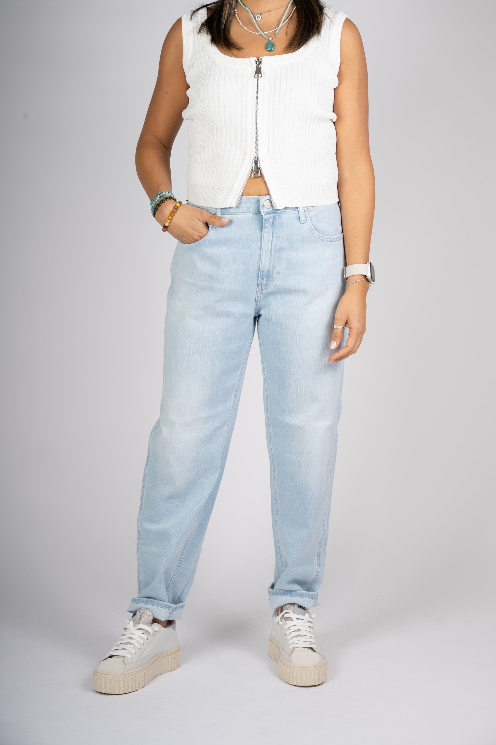 JEANS REPLAY BLU DENIM CHIARO