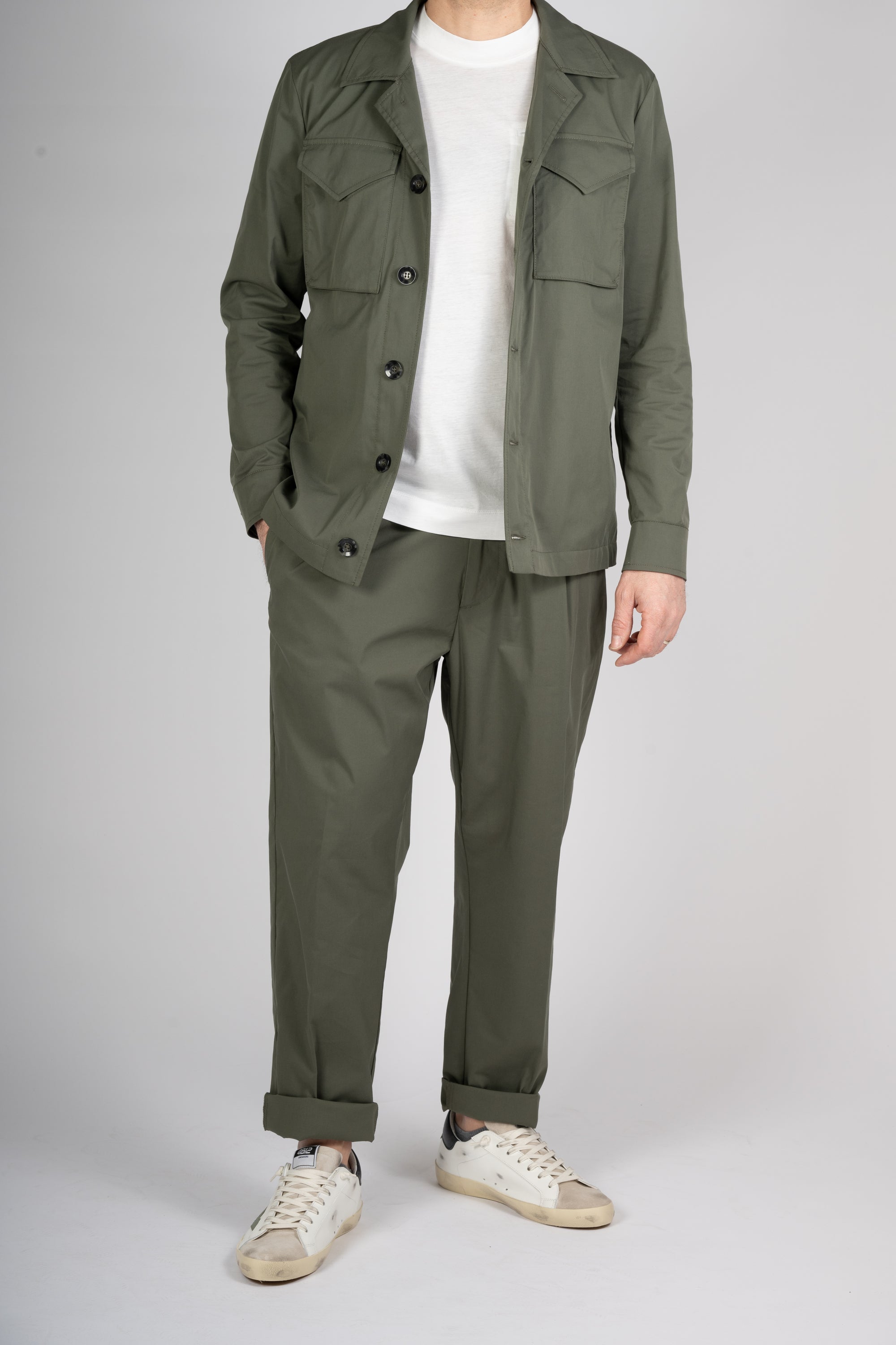 PANTALONE OFFICINA 36 MILITARE COTONE TECNICO