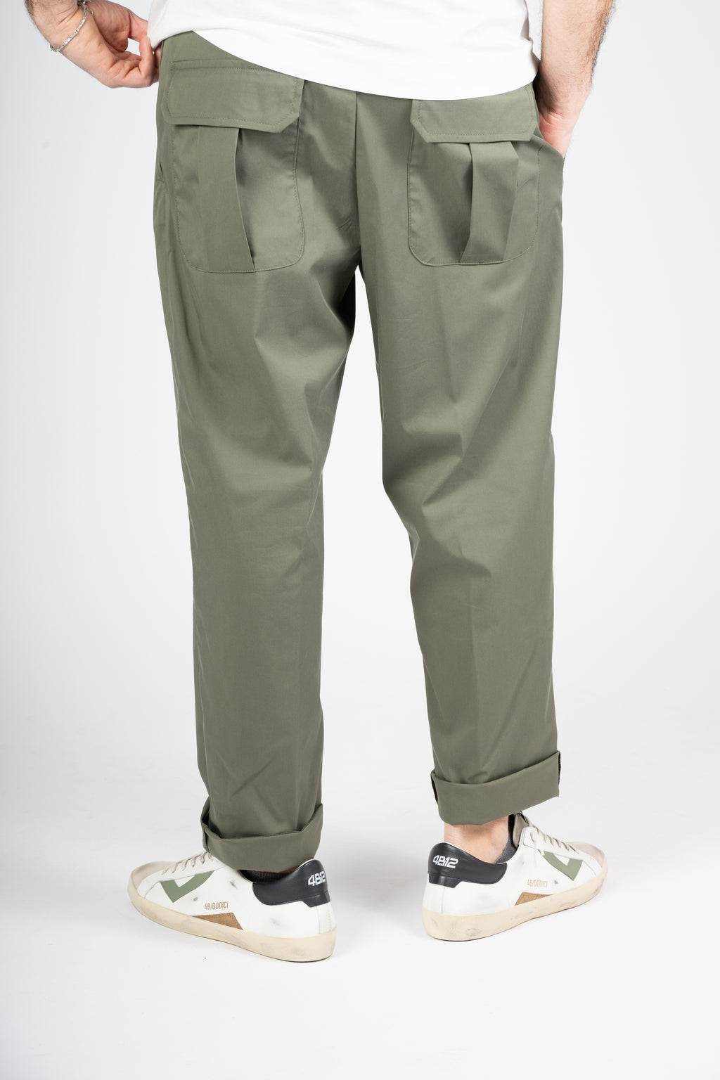 PANTALONE OFFICINA 36 MILITARE COTONE TECNICO