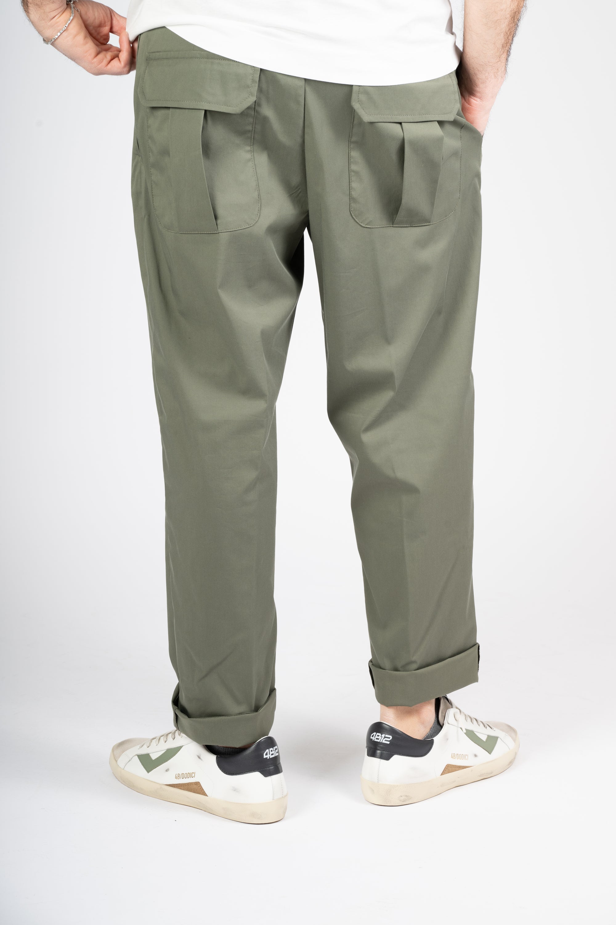 PANTALONE OFFICINA 36 MILITARE COTONE TECNICO