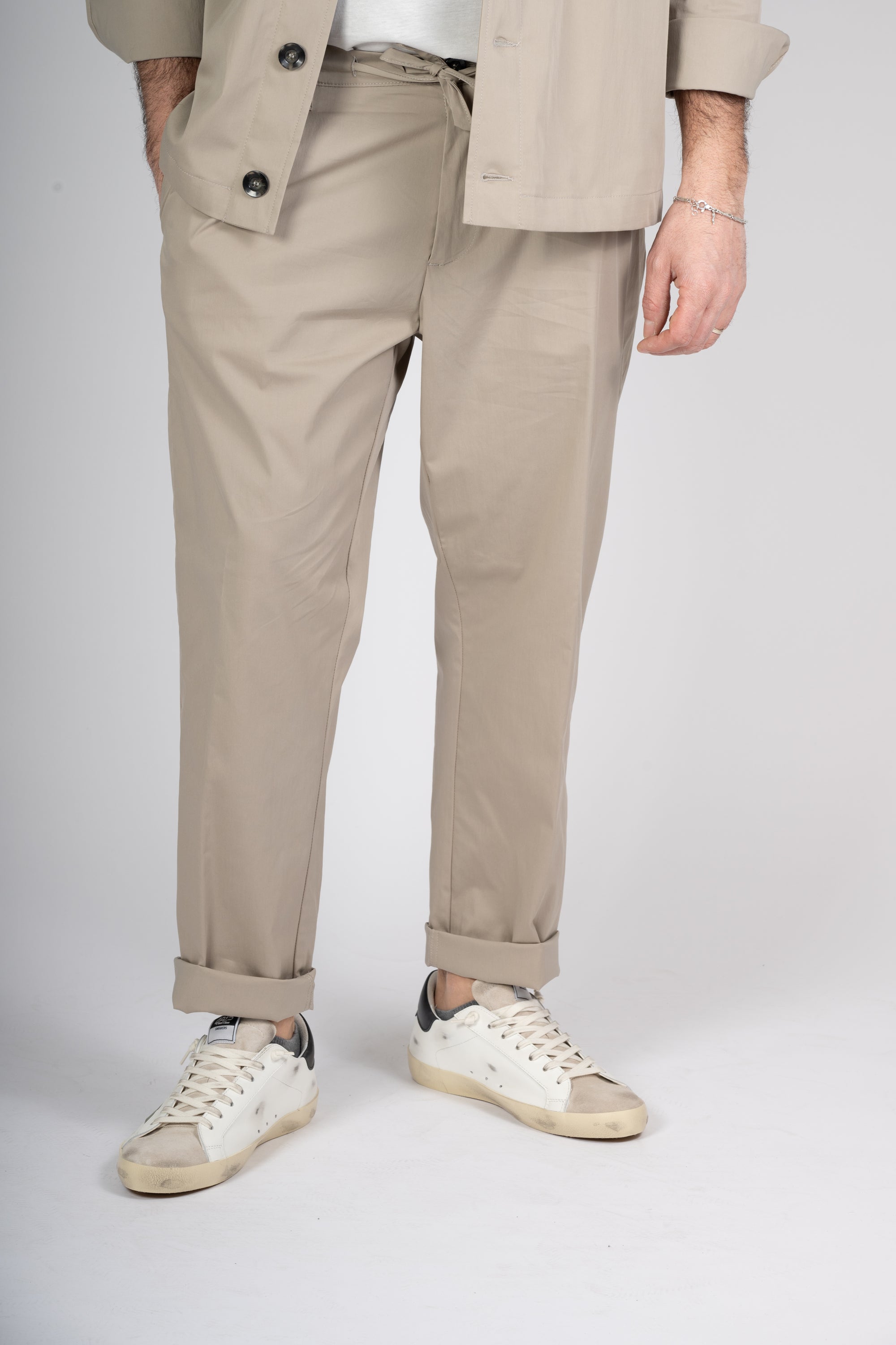 PANTALONE OFFICINA 36 COTONE TECNICO FANGO