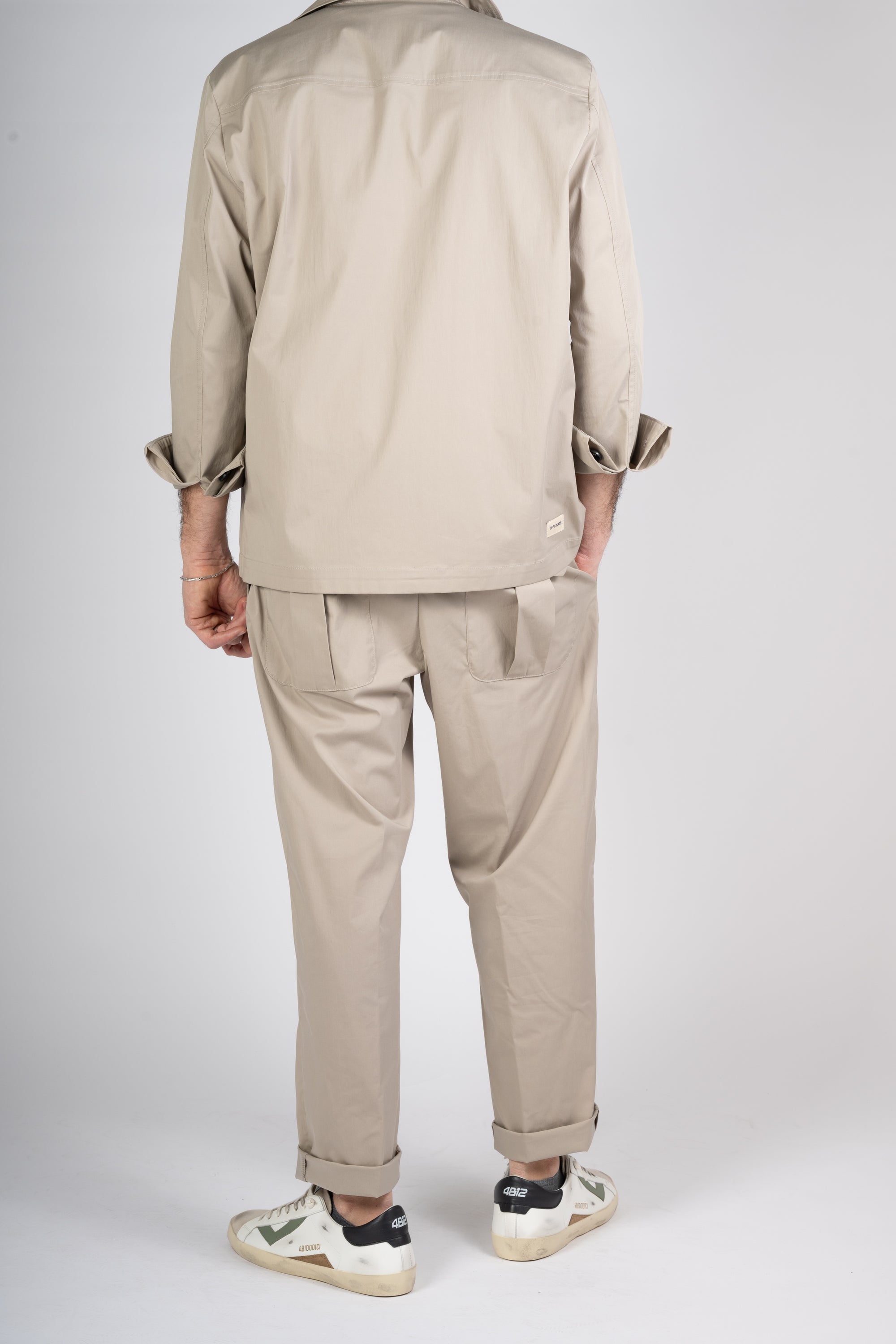 PANTALONE OFFICINA 36 COTONE TECNICO FANGO