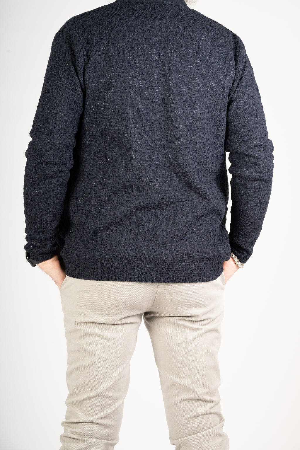 GIACCA MAGLIA OFFICINA36 BLU SCURO