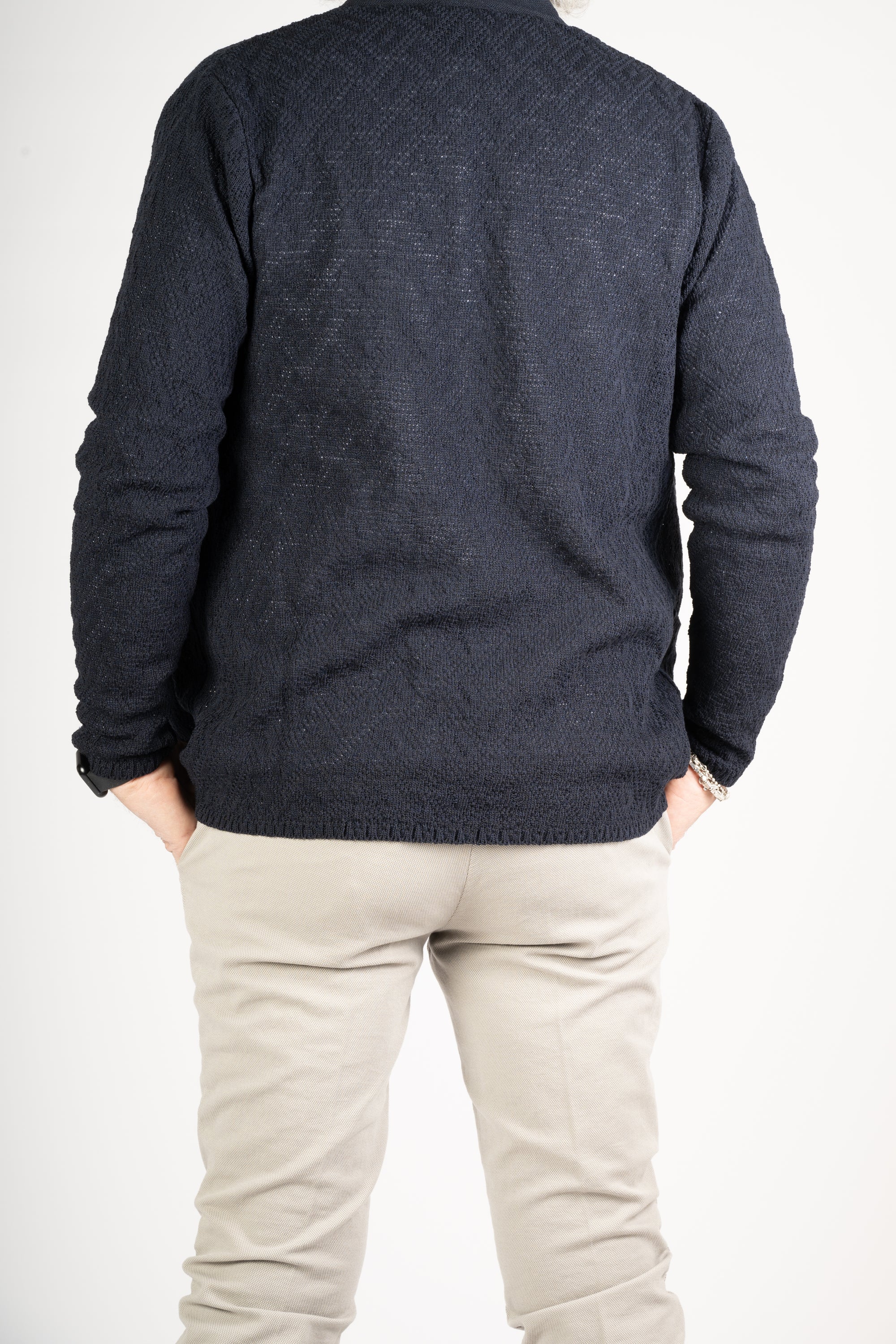 GIACCA MAGLIA OFFICINA36 BLU SCURO
