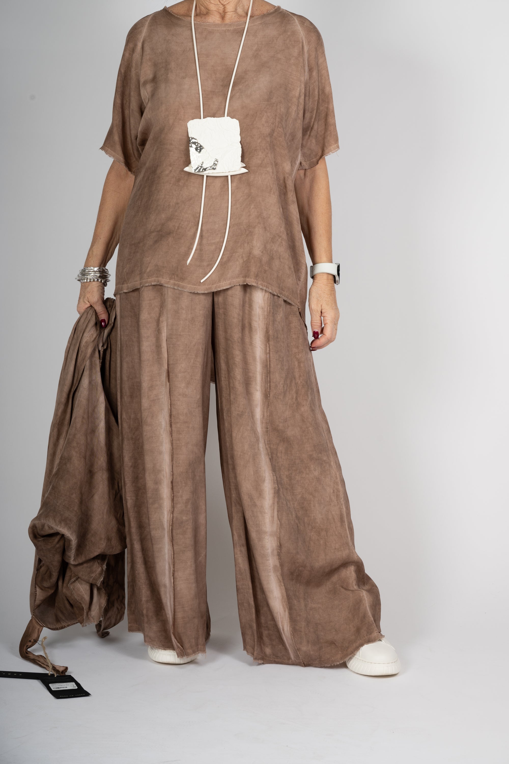 PANTALONI SANCTAMUERTE COLOR CANNELLA