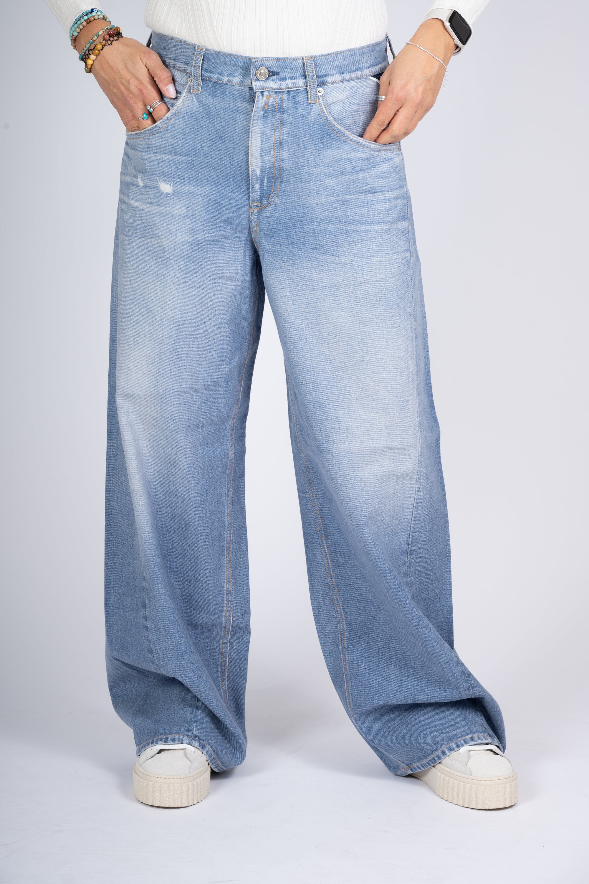 JEANS REPLAY BLU DENIM MEDIO CHIARO