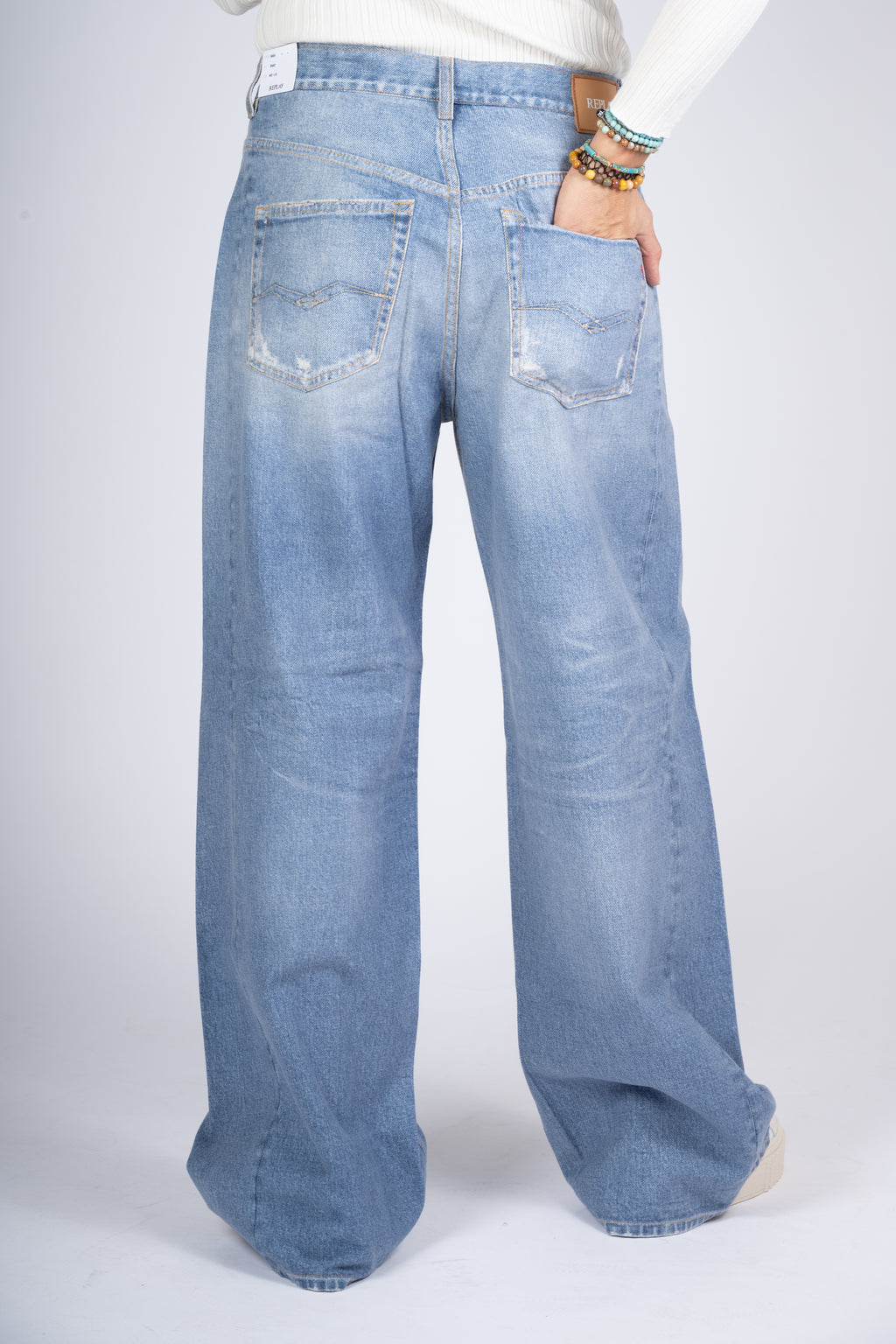 JEANS REPLAY BLU DENIM MEDIO CHIARO