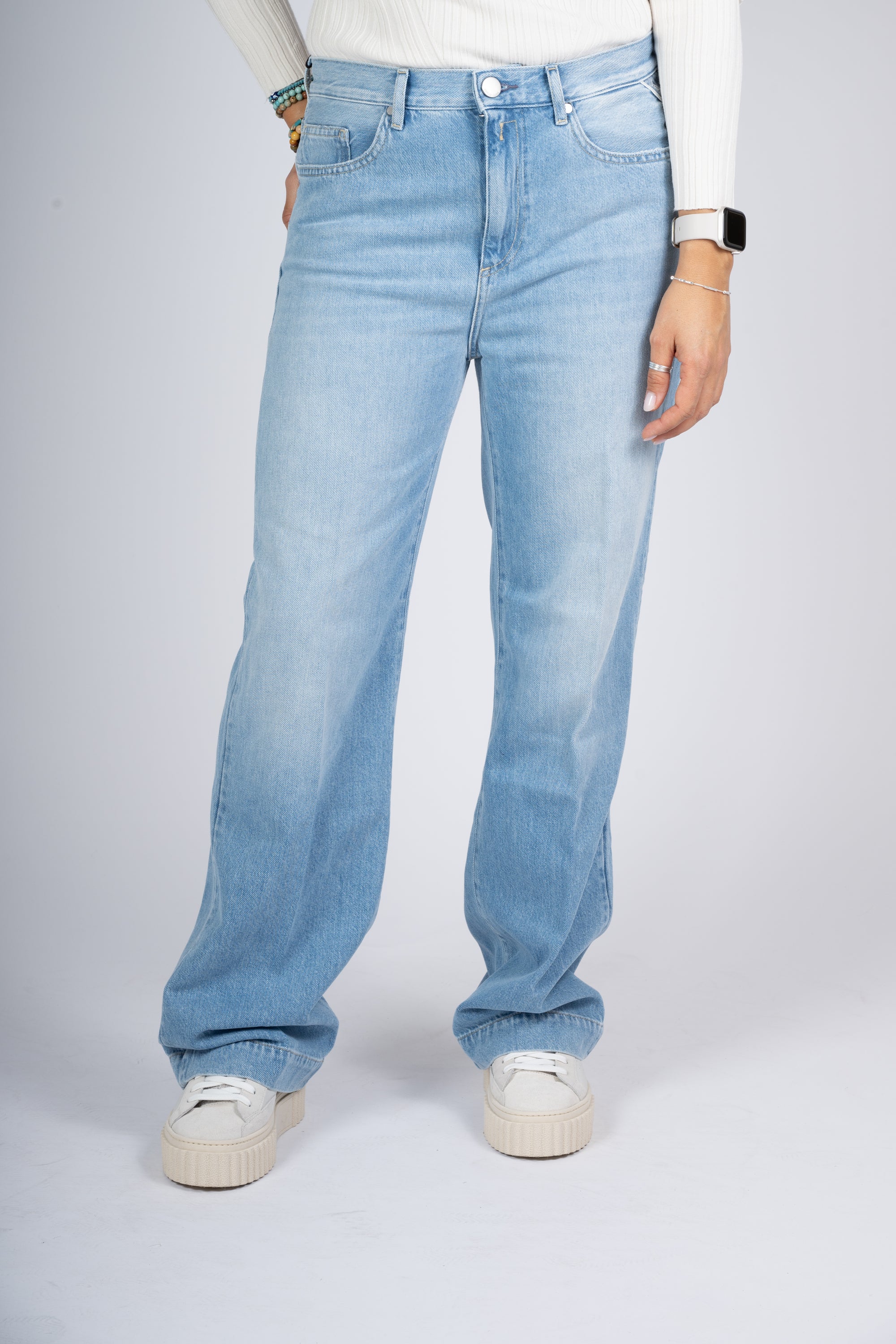 JEANS REPLAY BLU DENIM CHIARI