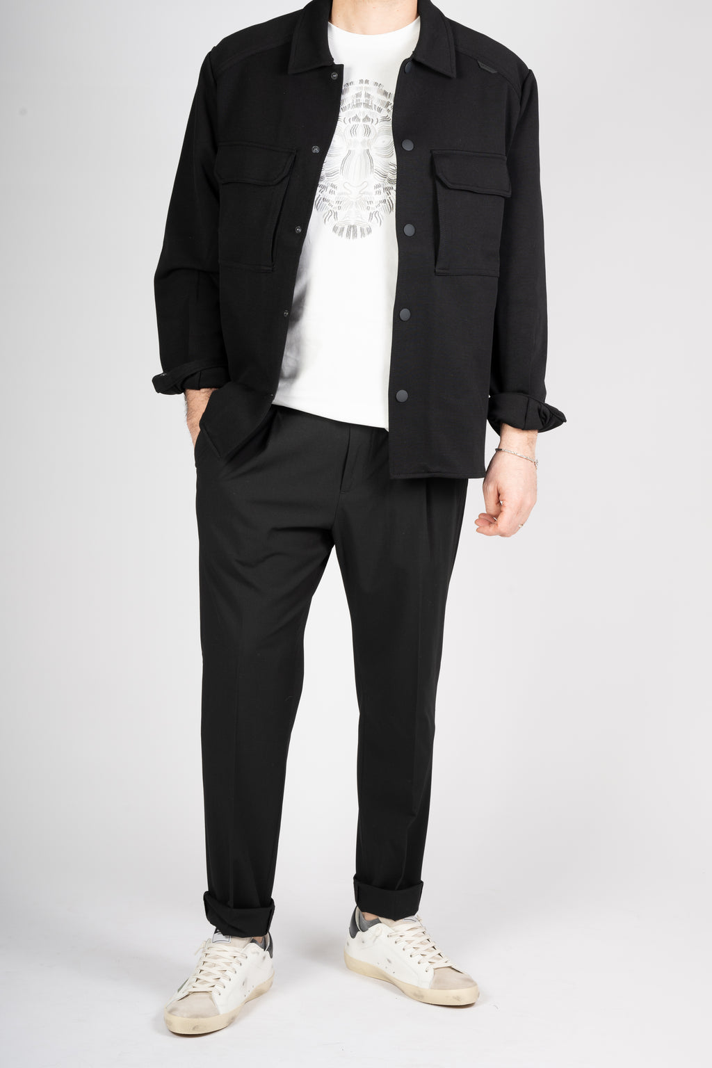 GIACCA OVERSHIRT ANTONY MORATO COLORE NERO