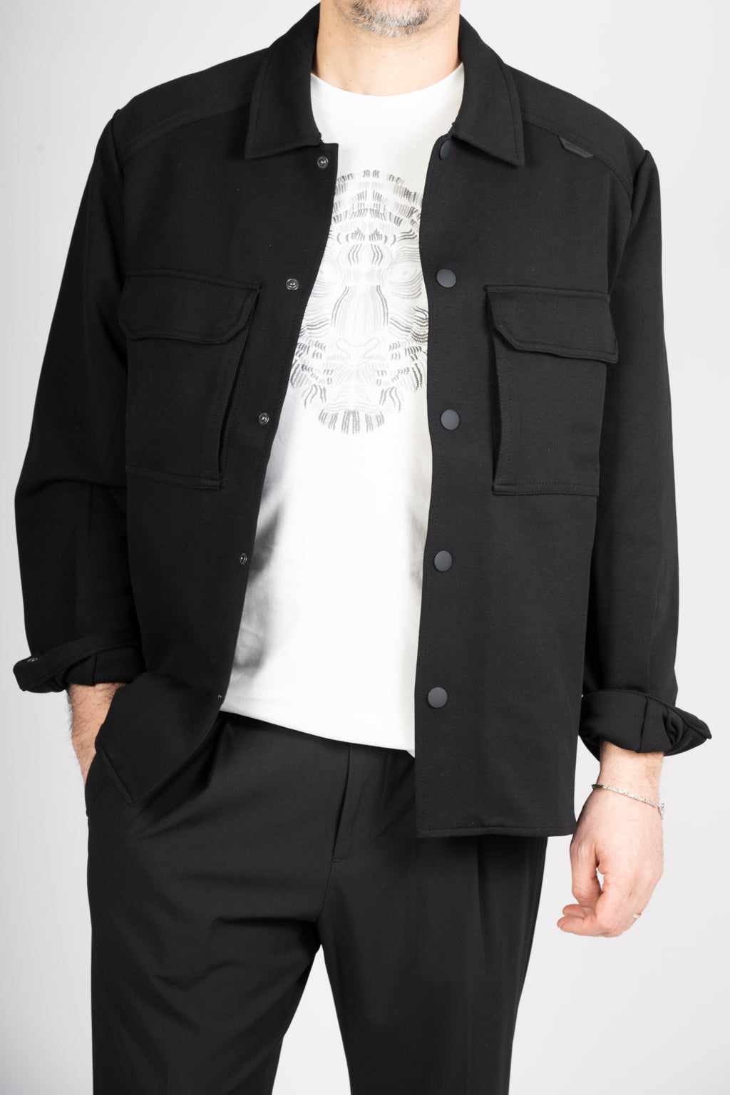 GIACCA OVERSHIRT ANTONY MORATO COLORE NERO