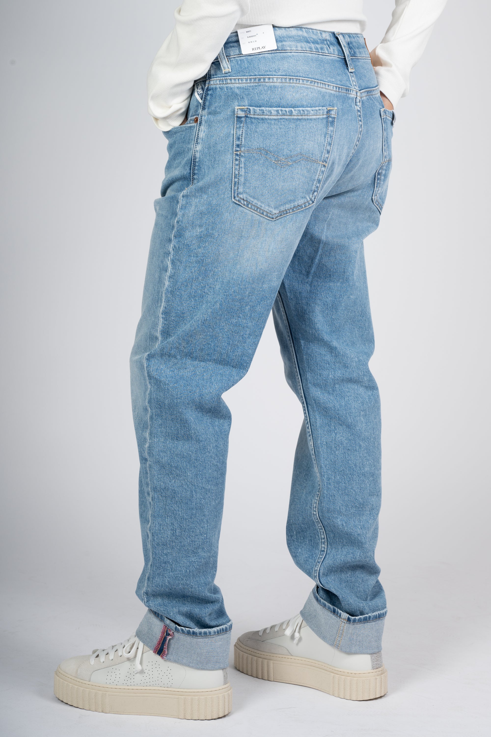 JEANS REPLAY BLU DENIM MEDIO