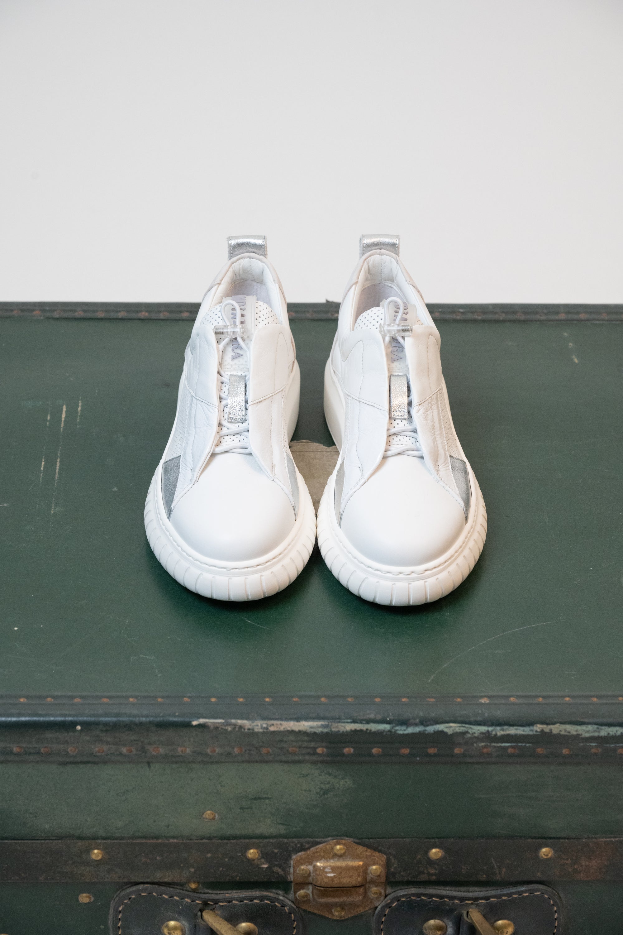 SNEAKERS ANDìAFORA BIANCO/ARGENTO