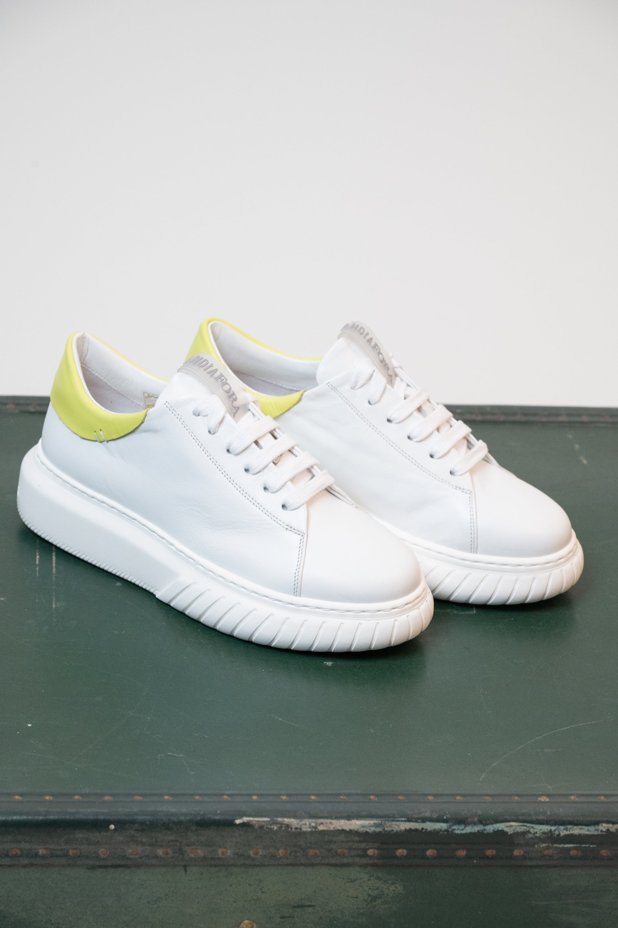 SNEAKERS ANDìAFORA BIANCO/CEDRO