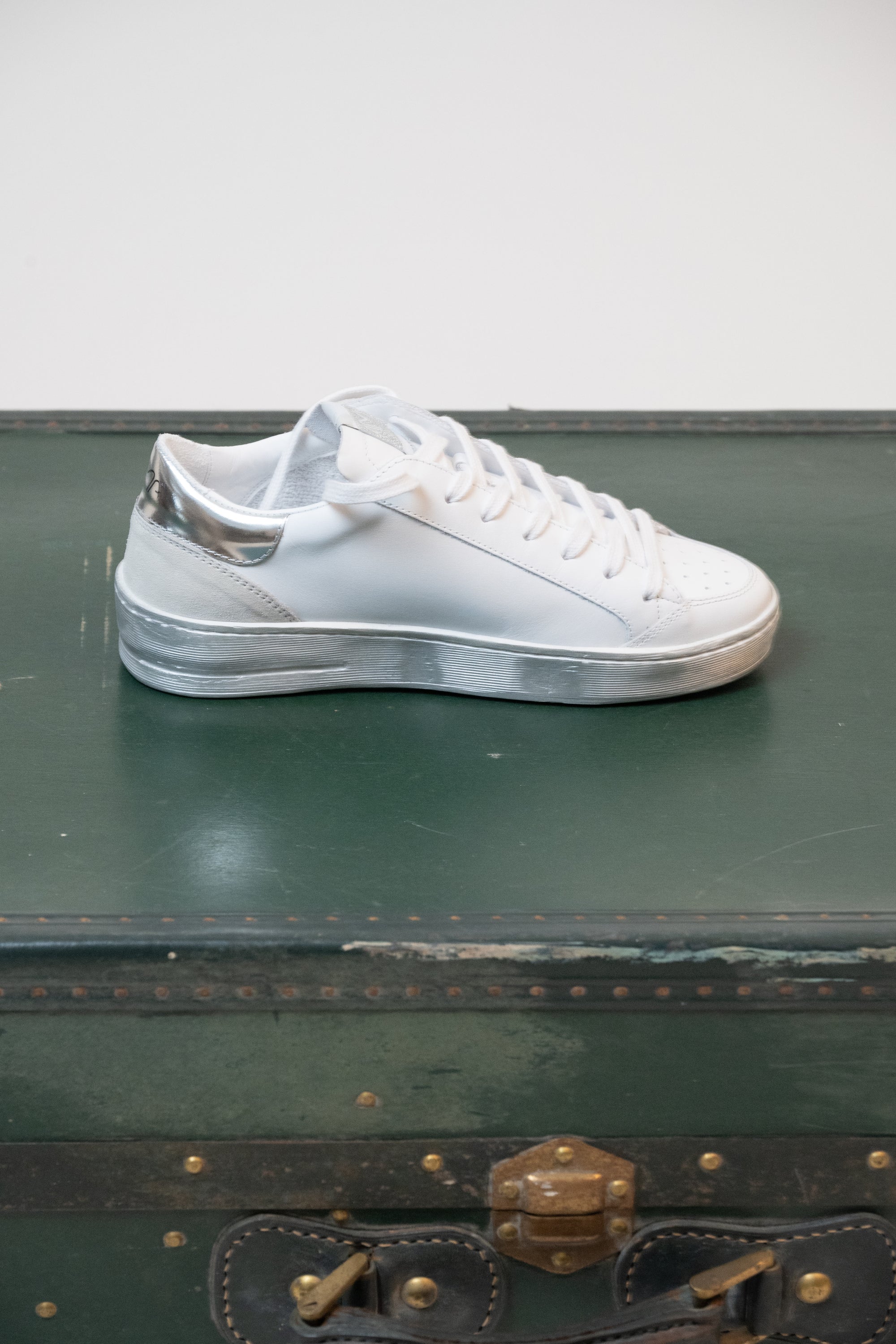 SNEAKERS AMA BRAND BIANCO/ARGENTO