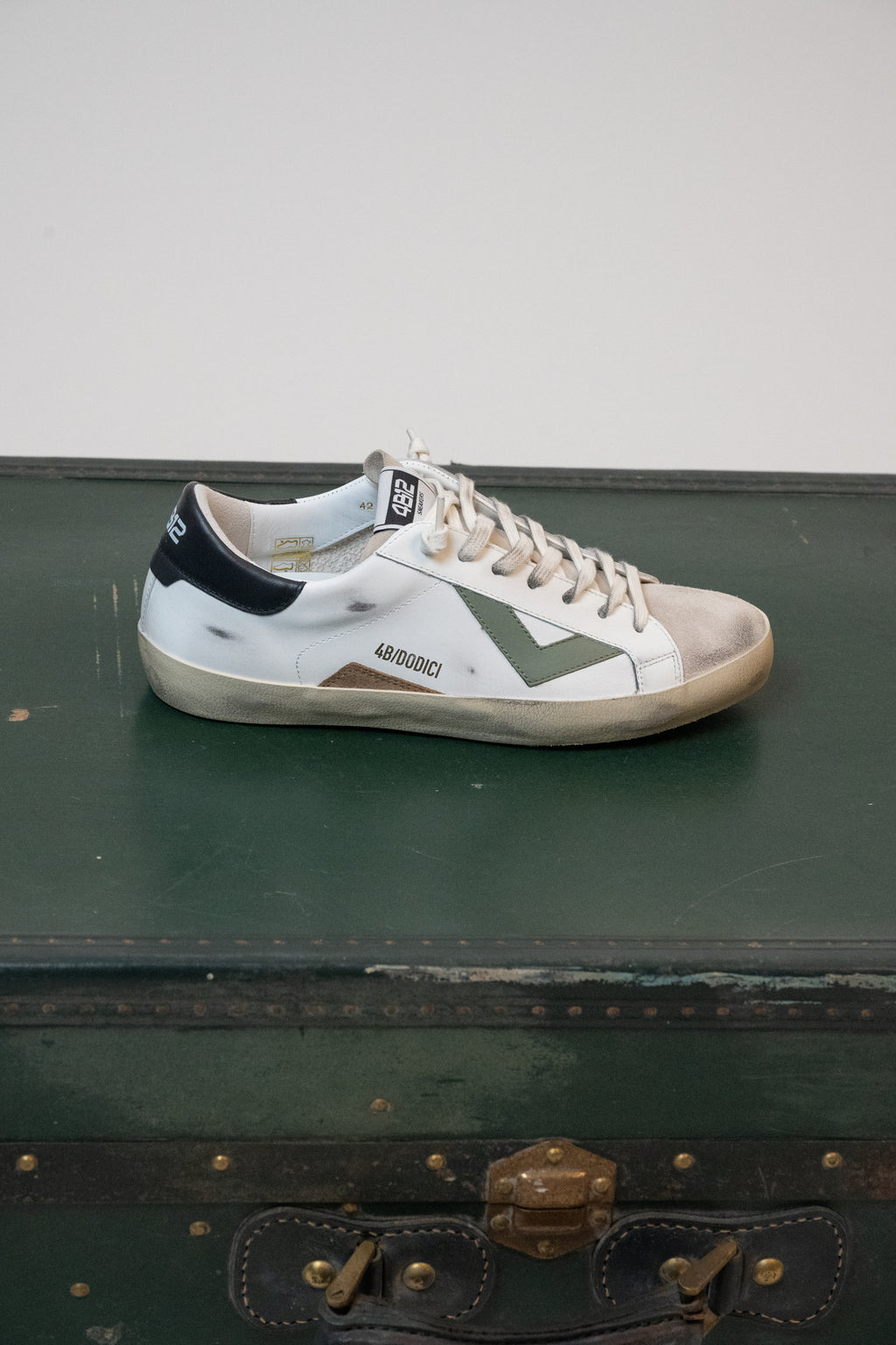 SNEAKERS 4B12 OFFWHITE/SALVIA