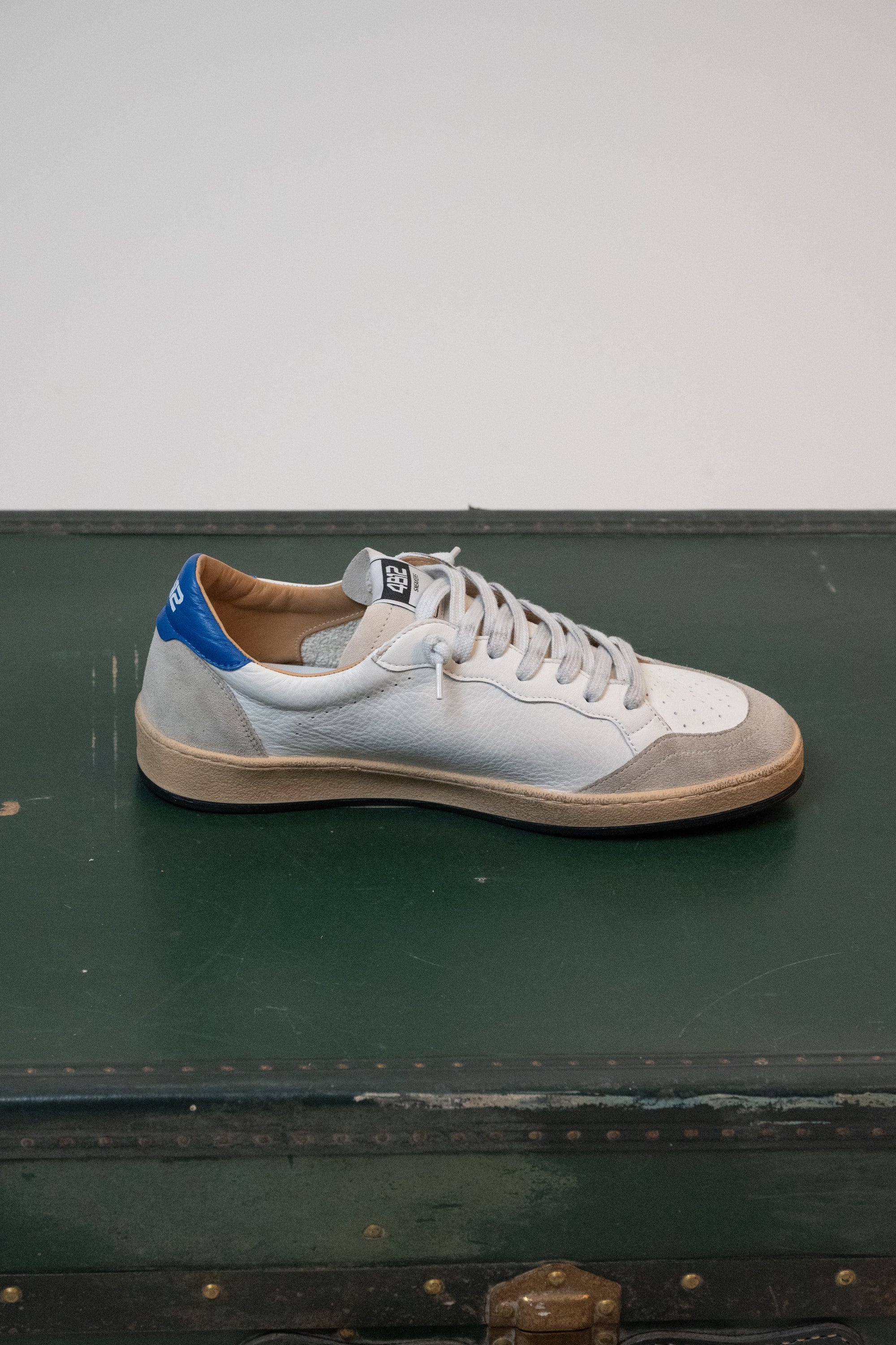 SNEAKERS 4B12 BIANCO/BLUETTE