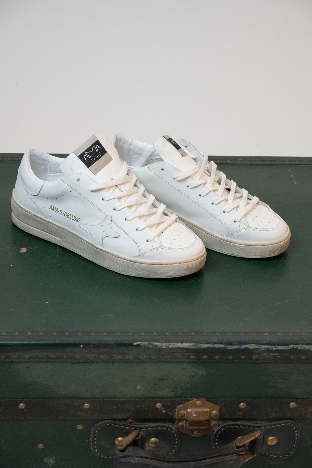 SNEAKERS AMA BRAND COLORE TOTAL WHITE