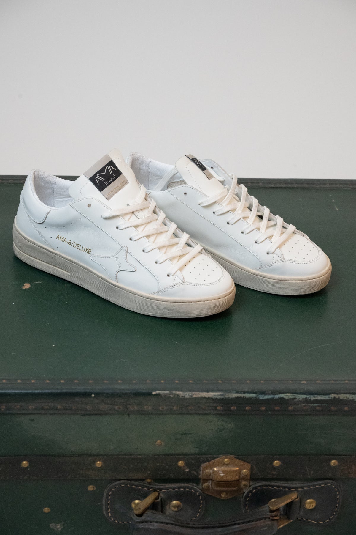 SNEAKERS AMA BRAND COLORE TOTAL WHITE