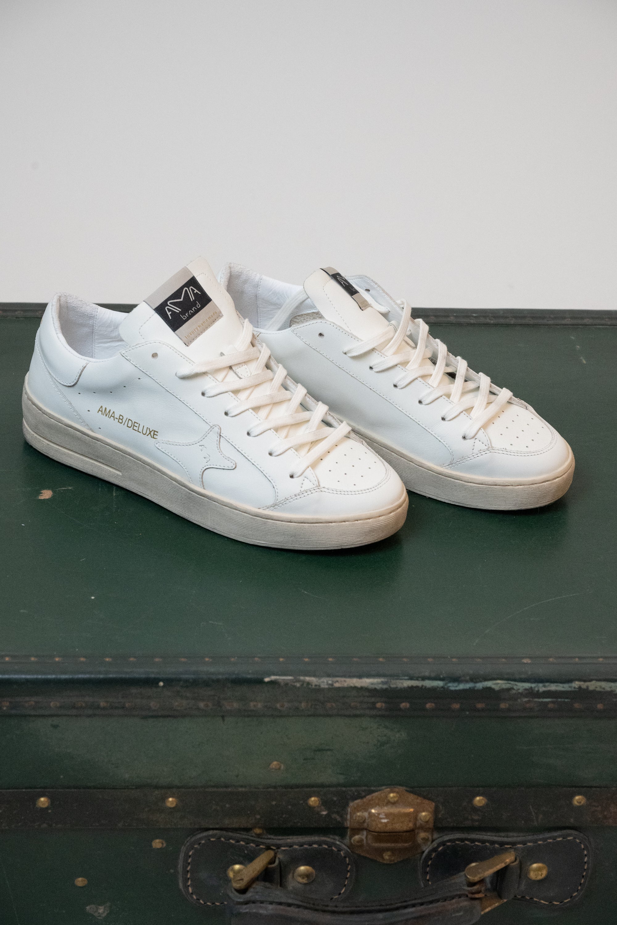 SNEAKERS AMA BRAND COLORE TOTAL WHITE