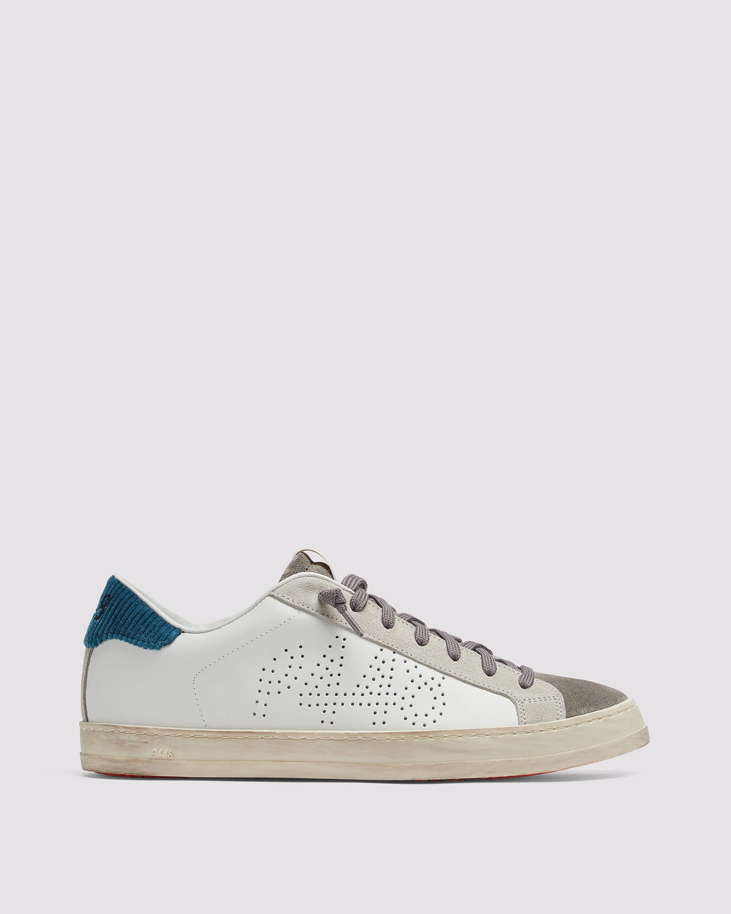SNEAKERS P448 BIANCO/GRIGIO/BLU