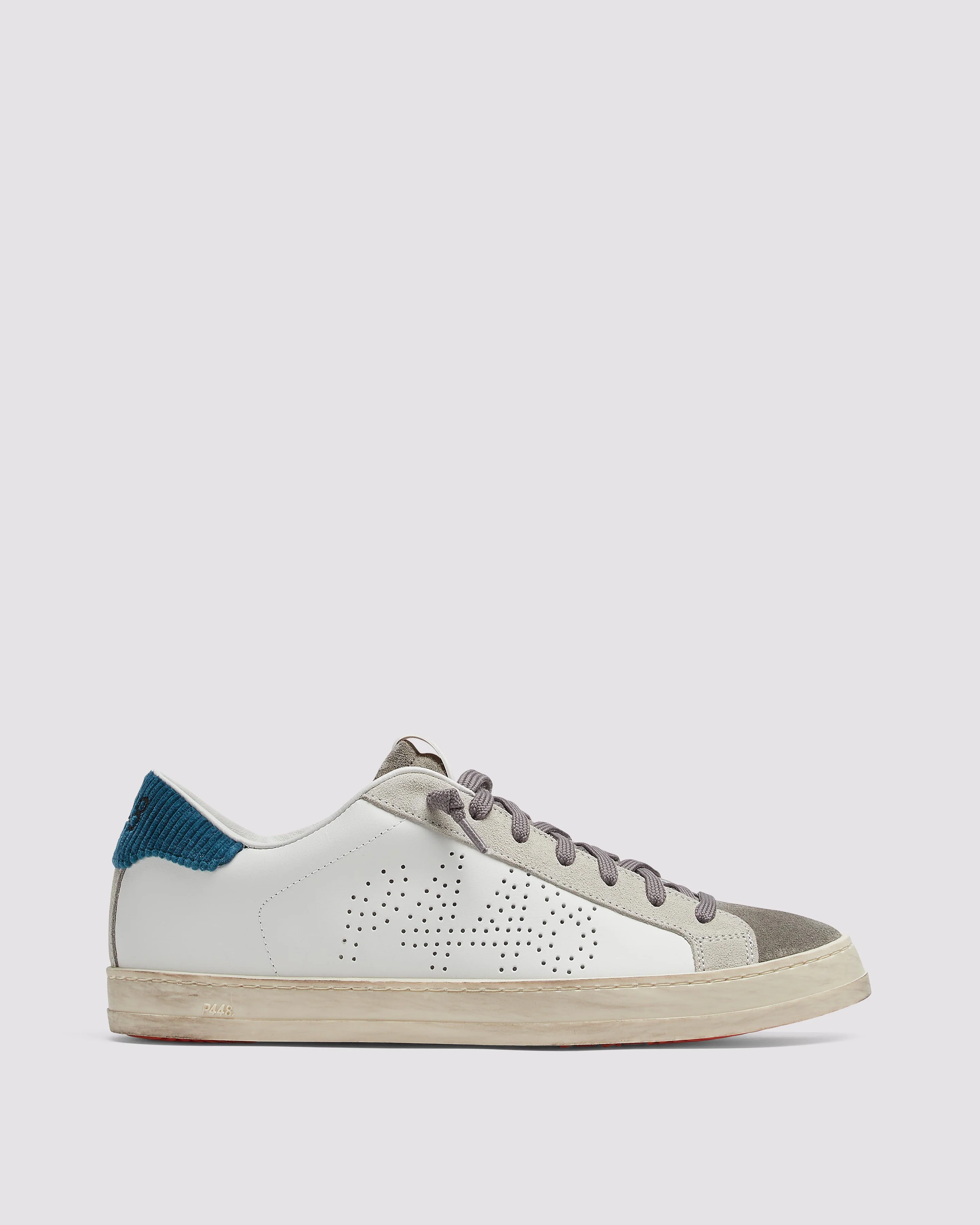 SNEAKERS P448 BIANCO/GRIGIO/BLU