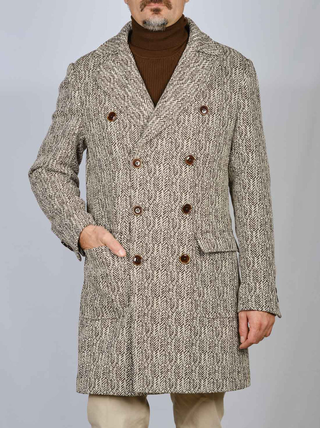 CAPPOTTO SPINATO SEINSE MORO