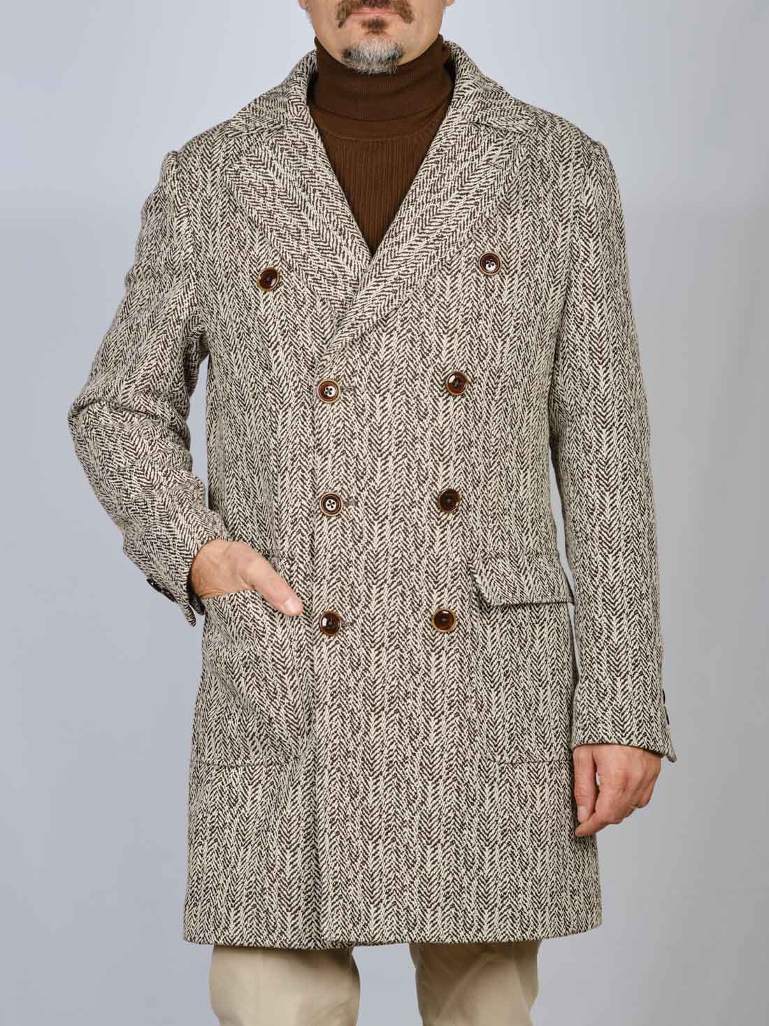 CAPPOTTO SPINATO SEINSE MORO