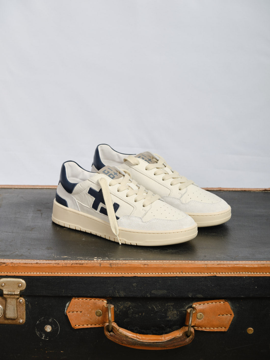 SNEAKERS MALTO/BLU GIO' PIU'