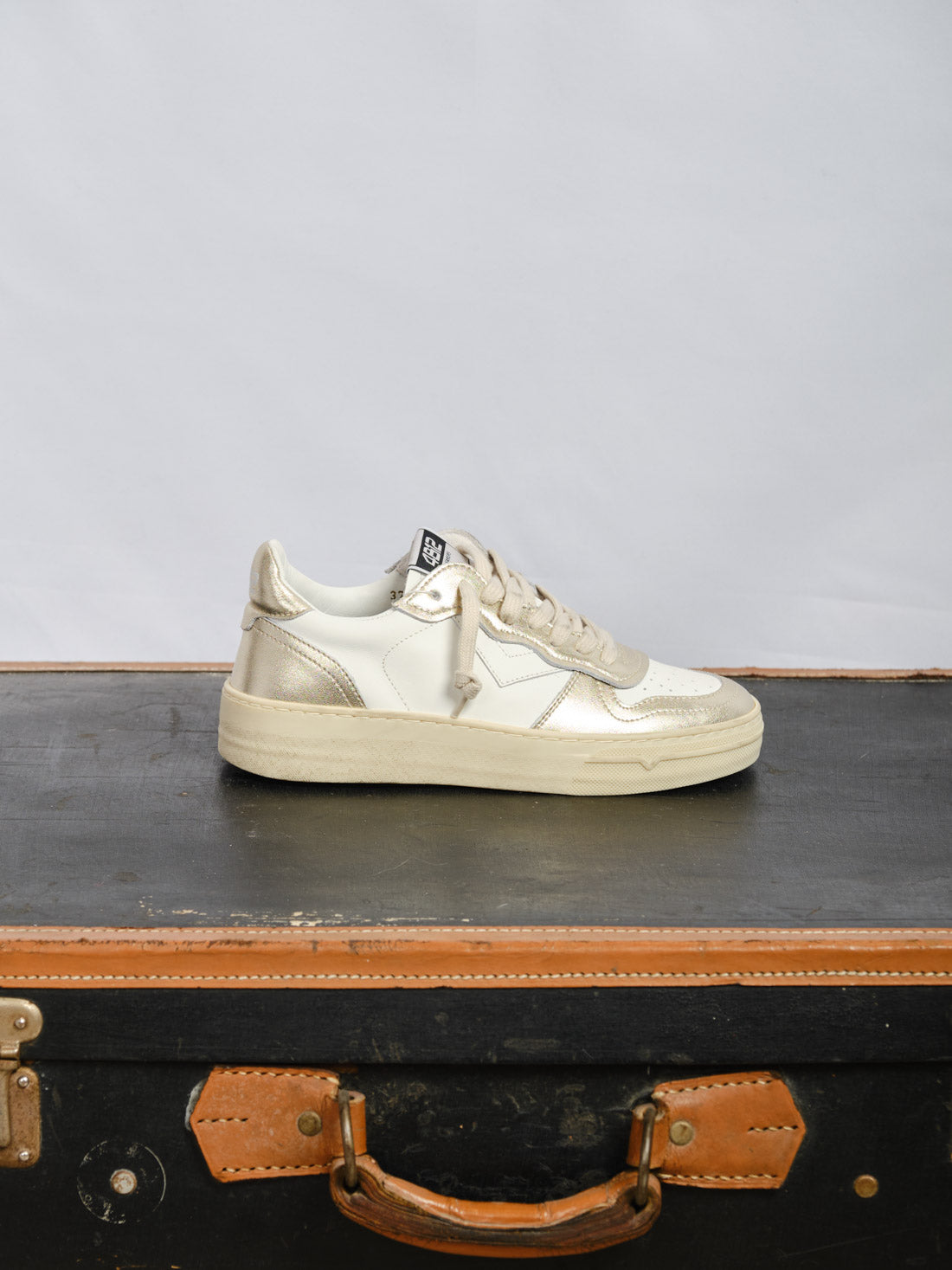 SNEAKERS BIANCA/ORO 4B12